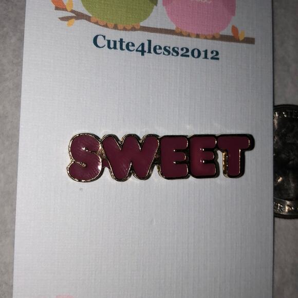 SWEET Pin Brooch - Picture 1 of 2